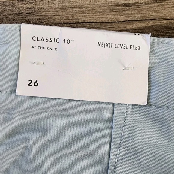 AMERICAN EAGLE SHORTS MENS SIZE 26 LIGHT BLUE NEXT LEVEL FLEX CLASSIC 10" KNEE - Picture 7 of 11